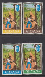 Guyana 129-132 MNH VF