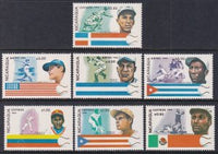 Nicaragua 1384-1390 Baseball MNH VF