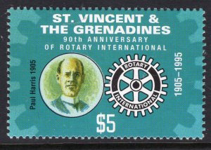 St Vincent 2174 Rotary MNH VF