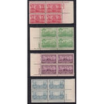 US 785-794 Army Navy Plate Blocks MNH VF