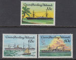 Cocos Keeling Islands 129-131 Ships MNH VF