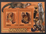 Liberia 2967 Mongooses Souvenir Sheet MNH VF