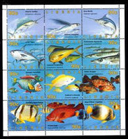 Liberia 1206 Fish Souvenir Sheet MNH VF