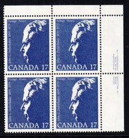 Canada 859 Inscription Plate Block MNH VF