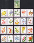 Tanzania 900a-900t,901 Flowers Singles MNH VF