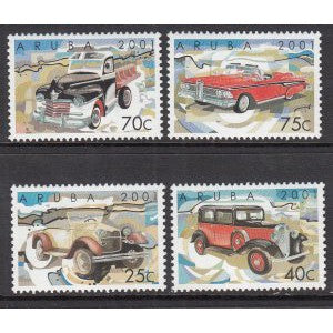 Aruba 207-210 Cars MNH VF