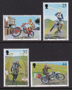 Isle of Man 757-760 Motorcycles MNH VF