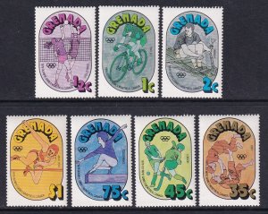 Grenada 731-737 Summer Olympics MNH VF