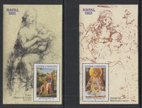 Sao Tome and Principe 707-708 Christmas Footnoted MNH VF