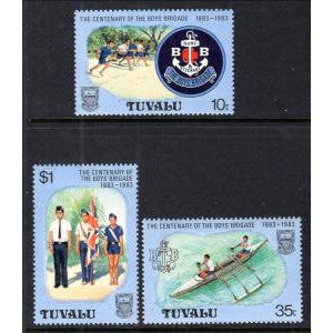 Tuvalu 204-206 Boys Brigade MNH VF