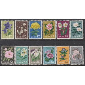 Japan 712-723 Flowers MNH VF