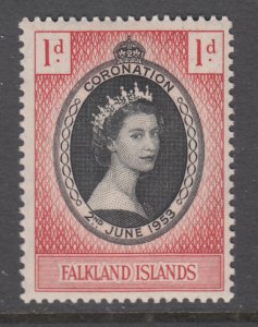 Falkland Islands 121 Queen Elizabeth II Coronation MNH