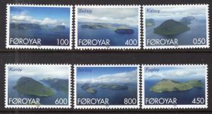 Faroe Islands 356-361 MNH VF