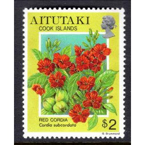 Aitutaki 500 Flower MNH VF