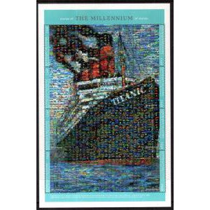 Guinea 1828 Titanic Mosaic Souvenir Sheet MNH VF