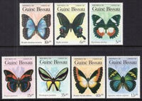 Guinea Bissau 604-610 Butterflies MNH VF