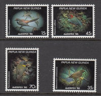 Papua New Guinea 645-648 Birds MNH VF