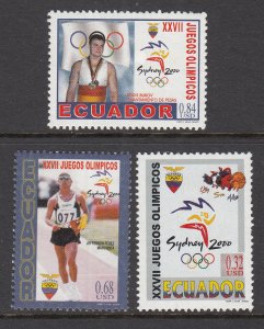 Ecuador 1528-1530 Summer Olympics MNH VF