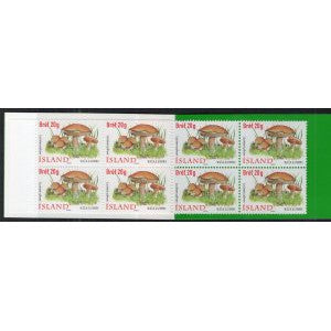 Iceland 957 Mushrooms Booklet MNH VF