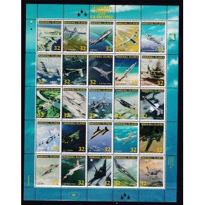 Marshall Islands 641 Airplanes Pane MNH VF