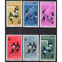 Rwanda 164-169 Sports MNH VF