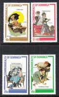 Dominica 754-757 Norman Rockwell MNH VF