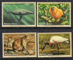 UN Geneva 246-249 Animals Singles MNH VF