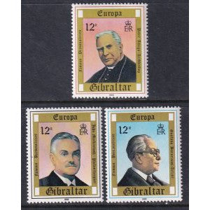 Gibraltar 390-392 MNH VF