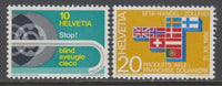 Switzerland 480-481 MNH VF