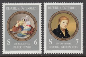 Austria 1698-1699 Paintings MNH VF