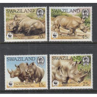 Swaziland 519-522 Rhinoceros MNH VF