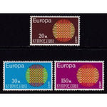 Cyprus 340-342 MNH VF