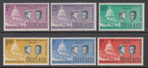 Togo 432-437 John F Kennedy MNH VF