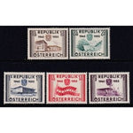 Austria 599-603 MNH VF