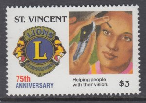 St Vincent 1756 Lions Club MNH VF