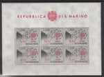 San Marino 539 Europa Souvenir Sheet MNH VF