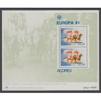 Azores 322a Europa Souvenir Sheet MNH VF