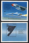 Palau 405-406 Airplanes Souvenir Sheets MNH VF