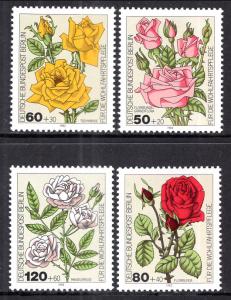 Germany Berlin 9NB193-9NB196 Roses MNH VF