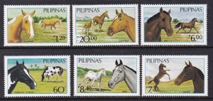 Philippines 1747A-1747F Horses MNH VF