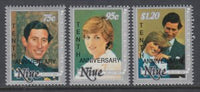 Niue 596-598 MNH VF