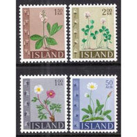 Iceland 363-366 Flowers MNH VF