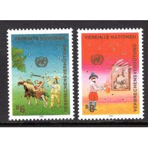 UN Vienna 106-107 MNH VF