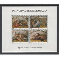 Monaco 2273 Paintings Souvenir Sheet MNH VF