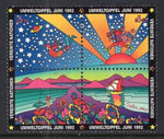 UN Vienna 132a Earth Summite Peter Max MNH