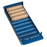 Nickel Interlocking Coin Roll Trays