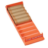 Quarter Interlocking Coin Roll Trays