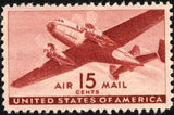 United States of America 1941 Twin-motored Transport Plane-United States of America-StampPhenom