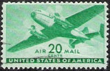 United States of America 1941 Twin-motored Transport Plane-United States of America-StampPhenom