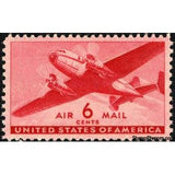United States of America 1941 Twin-motored Transport Plane-United States of America-StampPhenom